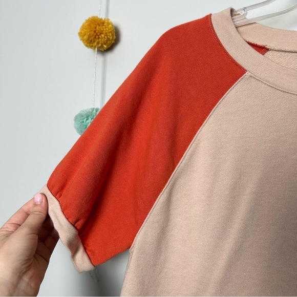 Madewell Short-Sleeve Sweatshirt in Colorblock - Picture 5 of 7